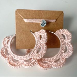 SOLD OUTCrochet Scalloped Edges Earrings